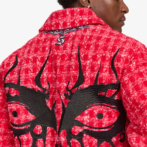 "Clot" Jacket (red jacquard)