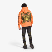 "Sabotage" Skinny Jeans (black/camo scrunch)