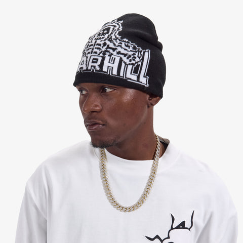 "Shockwave" Skully Hat (black)