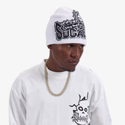 "Shockwave" Skully Hat (white)