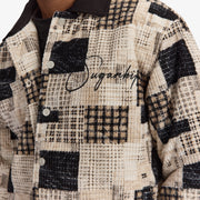 "Scrapbook" Waffle Jacket