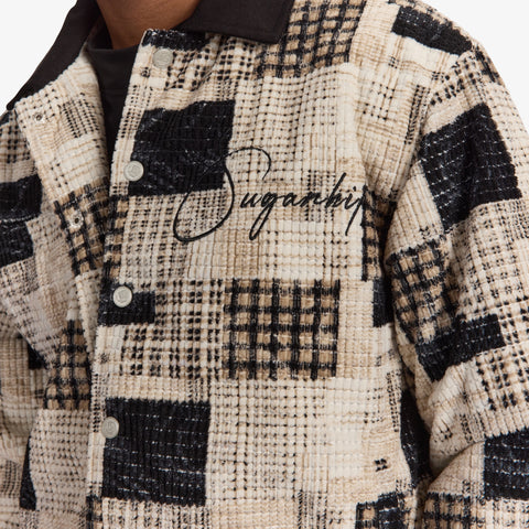 "Scrapbook" Waffle Jacket