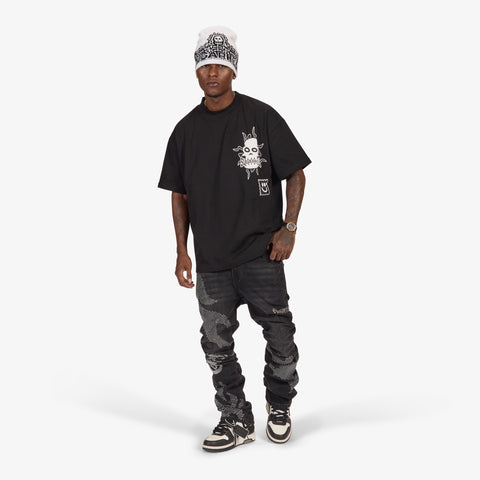 "Shockwave" Skully Hat (white)