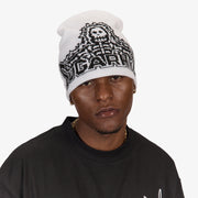 "Shockwave" Skully Hat (white)