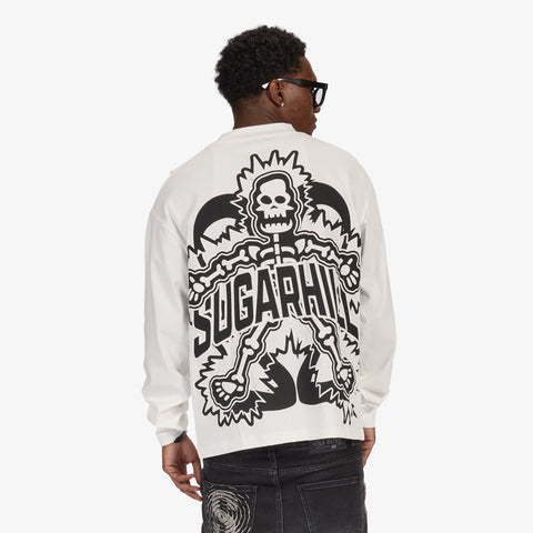 "Floating" L/S T-Shirt (white)