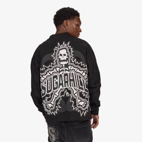 "Floating" L/S T-Shirt (black)