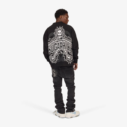 "Floating" L/S T-Shirt (black)