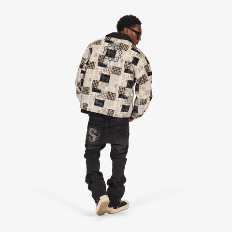 "Scrapbook" Waffle Jacket