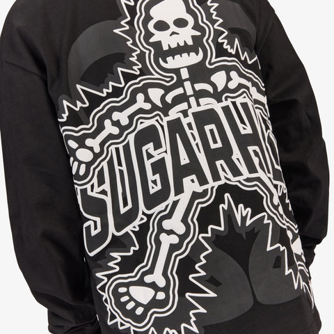 "Floating" L/S T-Shirt (black)