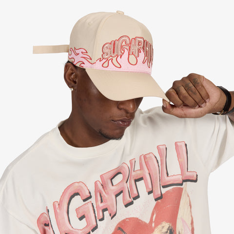 "Hotbox" Strapback (cream)