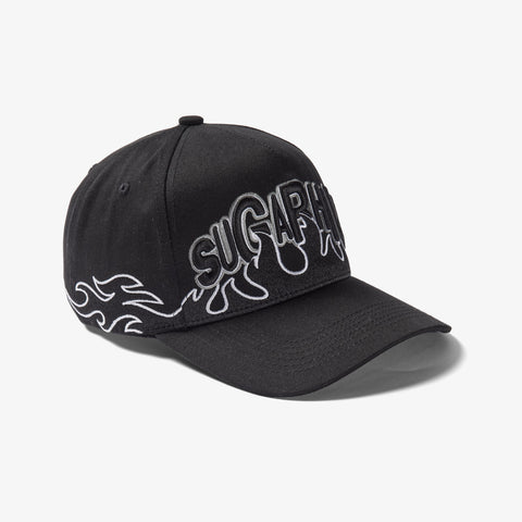 "Hotbox" Strapback Hat (black)