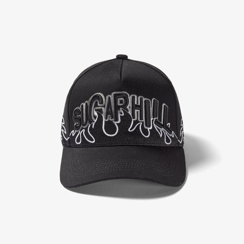 "Hotbox" Strapback Hat (black)