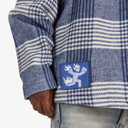 "Tuco" Hockey Hoodie (blue plaid)