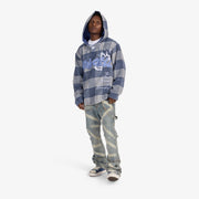 "Tuco" Hockey Hoodie (blue plaid)