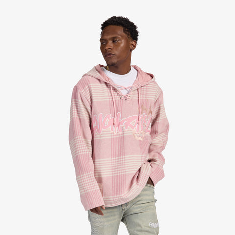 "Tuco" Hockey Hoodie (pink plaid)