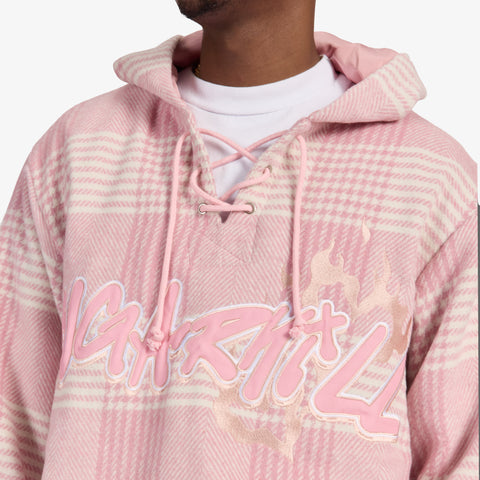 "Tuco" Hockey Hoodie (pink plaid)