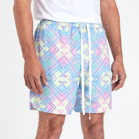 CRYSTALIZE SHORTS (BLUE CANDY PAINT)