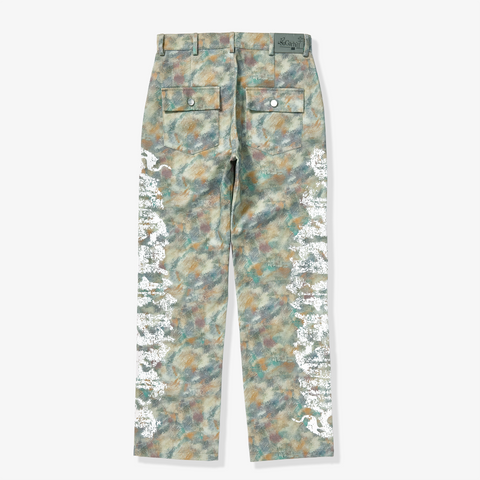 "Astoria" Relaxed Jeans (Paint Smudge)