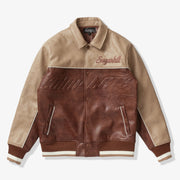 "Focus" Leather Jacket (brown/latte)