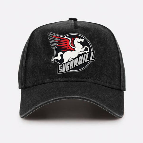 "Passenger" Washed Strapback (black)