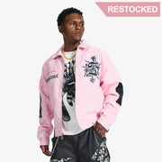 "Widow" Jacket (pink jacquard)