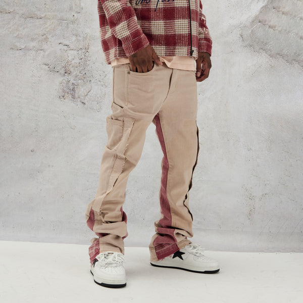【YOURNUS】Revolver Pigmented Cargo Denim Double Cargo Jeans in Washed Indigo – SVRN