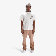"JANIS" STACKED SWEATPANTS (SAND OMBRE)