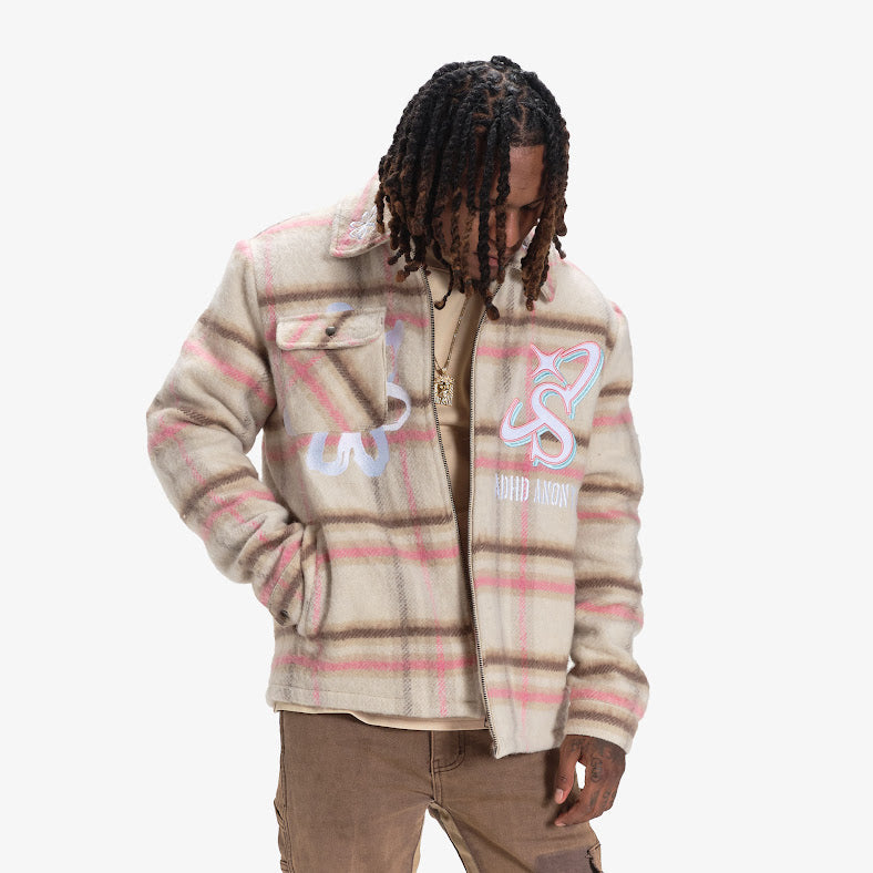 ジャケット・アウター 20AW SUGARHILL EMBROIDARY TEDDY JACKET SUGARHILL2020AW EMBROIDARY TEDDY JACKET