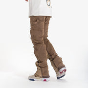 "Revolver" Stacked Jeans (brown/tan)