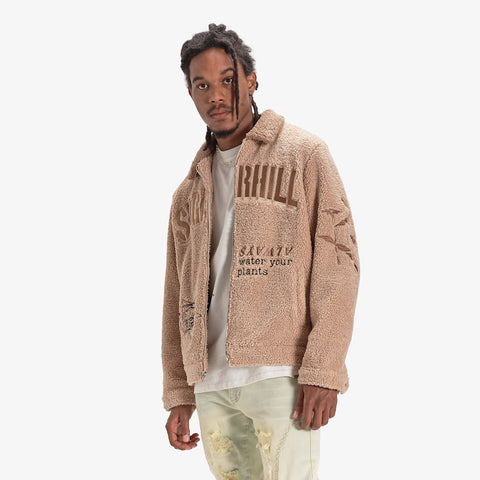 "Growth" Sherpa Jacket (sand)