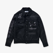"War Mode" Suede Jacket (black)
