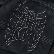 "War Mode" Suede Jacket (black)