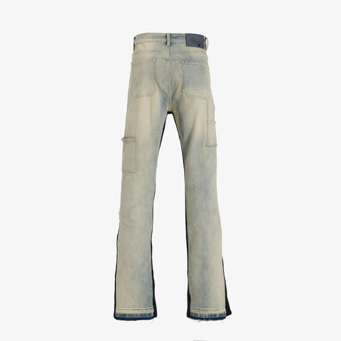 "Octavian" Stacked Jeans (black corduroy)