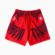 "Sinister" Poly Shorts (red)