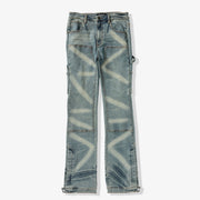 "Temple" Stacked Jeans (stone contrast)