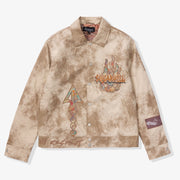 "Franz" Leather Jacket (cracked beige)