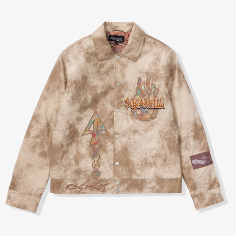 "Franz" Leather Jacket (cracked beige)