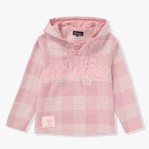 "Tuco" Hockey Hoodie (pink plaid)