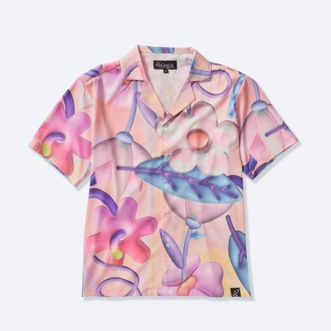 "Flora" Button-Up Shirt (pink)