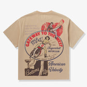 "Velocity" T-Shirt (wheat vintage)