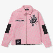 "Widow" Jacket (pink jacquard)