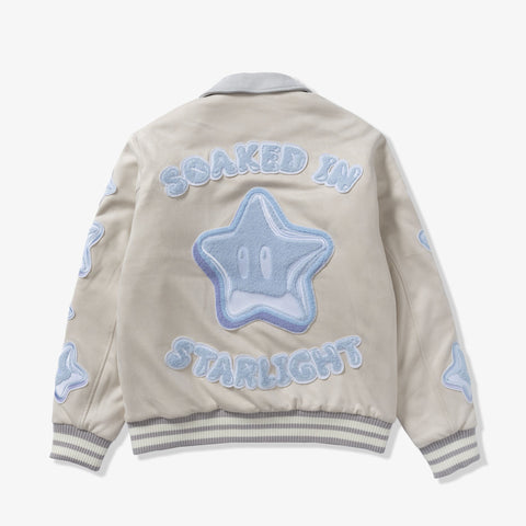 "Starlight" Suede Jacket (ice)