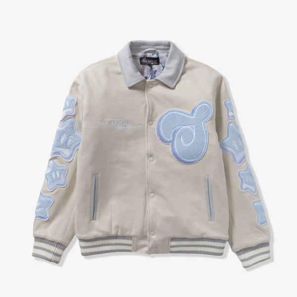 ジャケット・アウター SUGARHILL EMBROIDARY TEDDY JACKET SUGARHILL（シュガーヒル）の EMBROIDARY TEDDY JACKET (BLACK