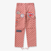 "Bishop" Denim Cargos (red checker)