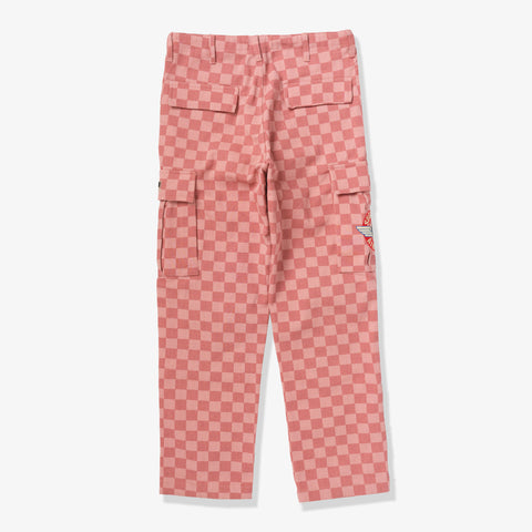 "Bishop" Denim Cargos (red checker)