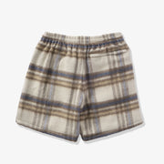 "Tudor" Mohair Shorts (tan plaid)