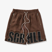 "Open Mind" Shorts (brown)