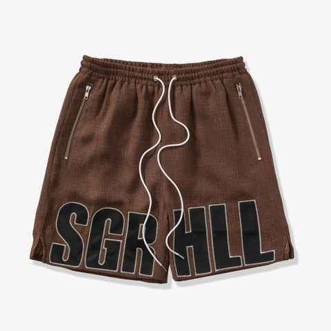 "Open Mind" Shorts (brown)