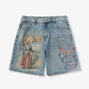 "Joan" Denim Shorts (light wash)
