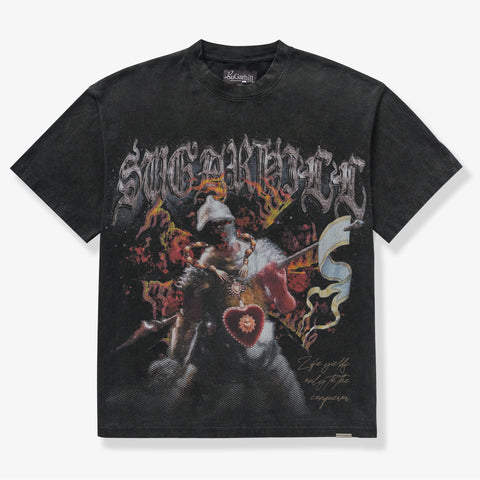 "Conquered" T-Shirt (black vintage)